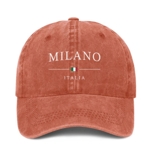 "MILANO" Graphic Washed Cap NS816