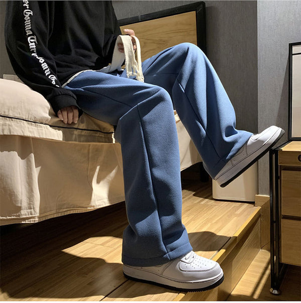 Loose Casual Cool Straight Drawstring Pants NS734