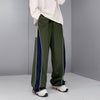 Retro Loose Straight Striped Sweatpants NS827