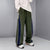 Retro Loose Straight Striped Sweatpants NS827