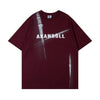 "AKANBULL" Streak Graphic Tee NS779