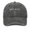 "MILANO" Graphic Washed Cap NS816