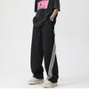 Triple Striped Wide Leg Baggy Track Sweatpants NS122