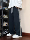 Corduroy Striped Design Sweatpants NS7434