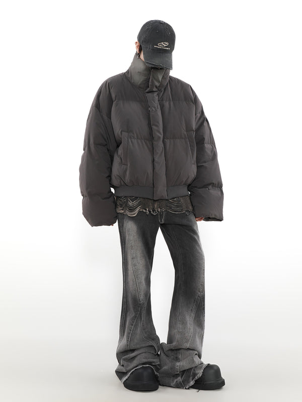 Oversized Puffer Crop Down Jacket NS999