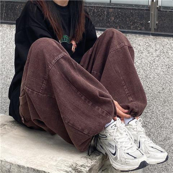 Vintage Silhouette Distressed Cargo Pants NS912