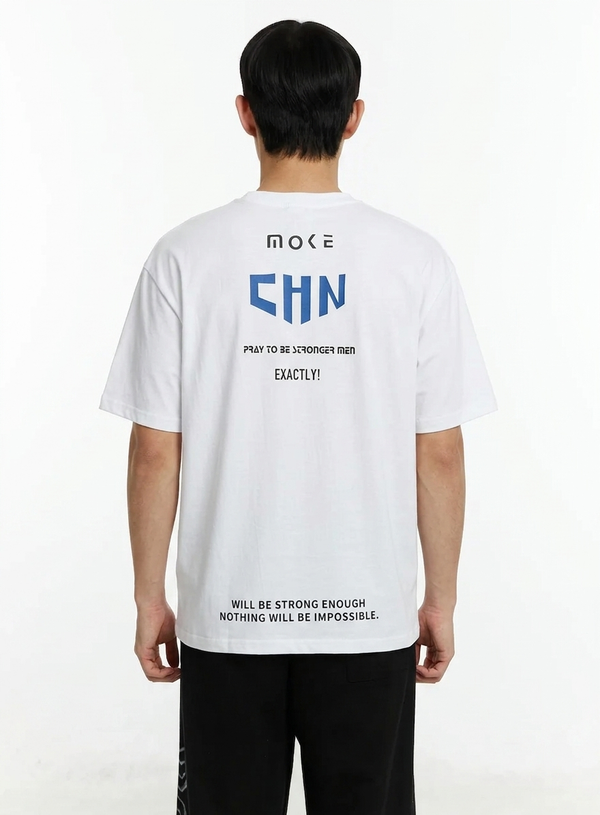CHN Back Graphic Oversized Street Tee NS612