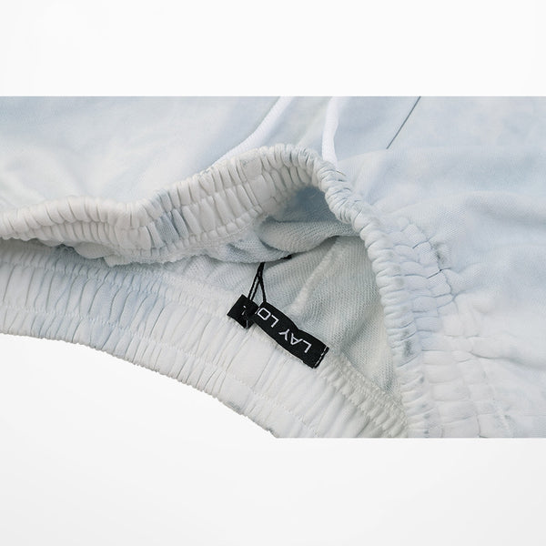 Butterfly Graphic Gradient Wide-Fit Sweatpants NS297