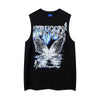 Butterfly Graphic Oversized Tank Top NS609