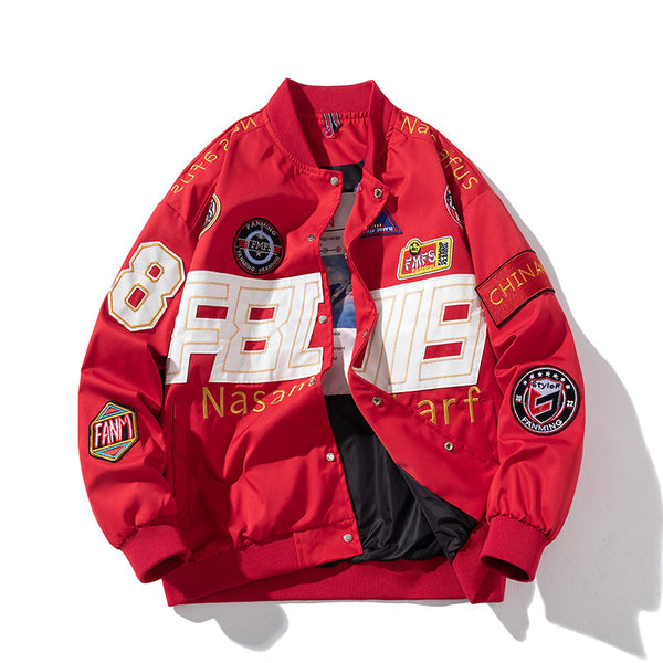 Vintage Racing Jacket Emboridery NS555