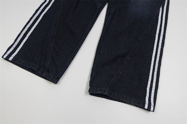Racing Striped Retro Jeans NS821