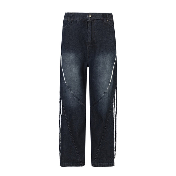 Racing Striped Retro Jeans NS821