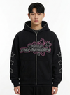 Y2K Acubi Star Graphic Zip Hoodie NS187