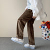Wide Leg Corduroy Loose Pants NS361