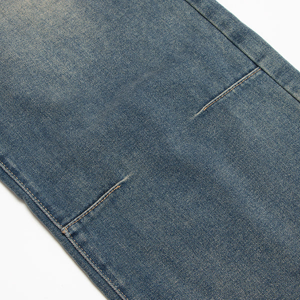 Denim Washed Wide-Leg Jeans NS916