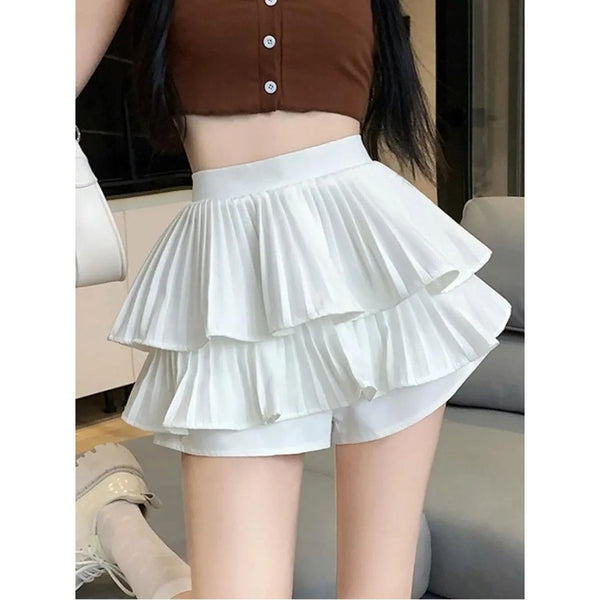 Layered Low-Rise Mini Skirt NS981