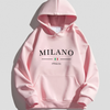 "Milano" Lettering Oversized Pullover Hoodie NS259