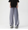 Triple Striped Wide Leg Baggy Track Sweatpants NS122