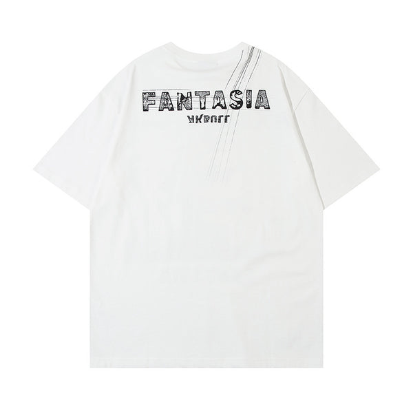 "FANTASIA" Oversize Graphic Tee NS842