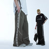 Double-Striped Retro Sweatpants NS194