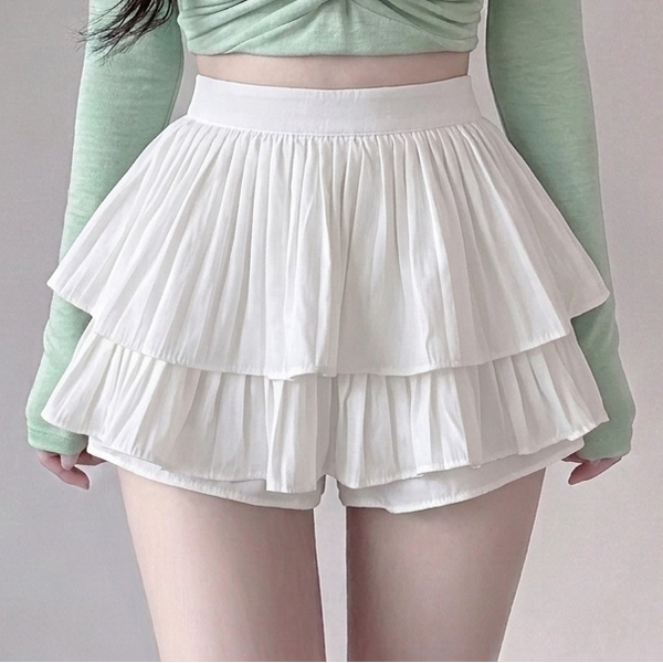 Layered Low-Rise Mini Skirt NS981