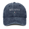 "MILANO" Graphic Washed Cap NS816