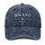 "MILANO" Graphic Washed Cap NS816