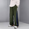 Retro Loose Straight Striped Sweatpants NS827
