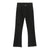 Casual Wide Leg Ripped Black Jeans NS284