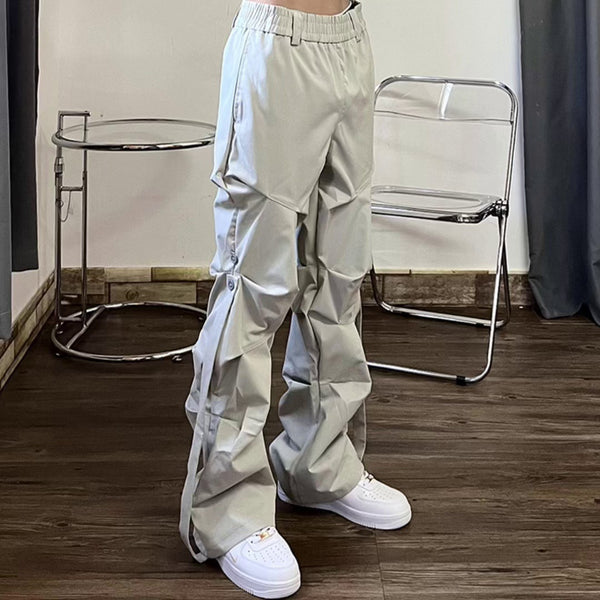 Straight Lightweight Hip Cargo Pants NS295