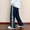 Corduroy Striped Design Sweatpants NS7434