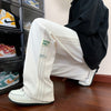 Corduroy Striped Design Sweatpants NS7434