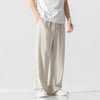 Thin Summer Loose Bamboo Straight Pants NS118