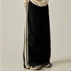 Baggy Wide-Leg Striped Track Pants NS775
