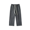 Light Checkered Baggy Polyester Pants NS816