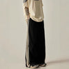 Baggy Wide-Leg Striped Track Pants NS775