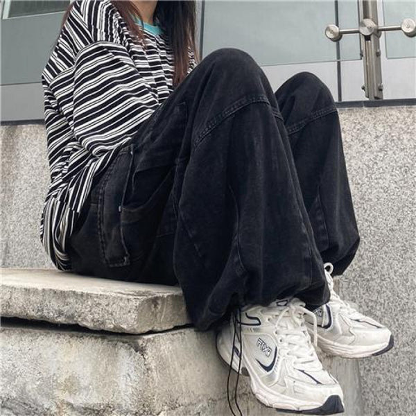 Vintage Silhouette Distressed Cargo Pants NS912