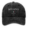 "MILANO" Graphic Washed Cap NS816
