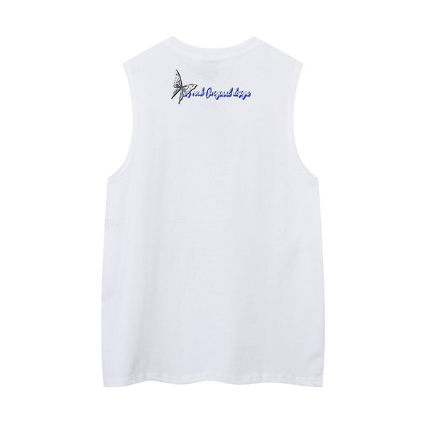 Butterfly Graphic Oversized Tank Top NS609