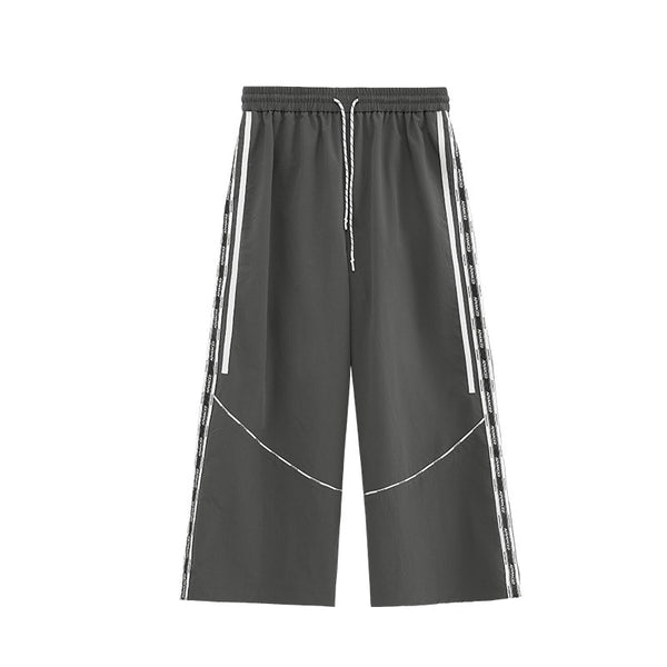 Double-Striped Retro Sweatpants NS194