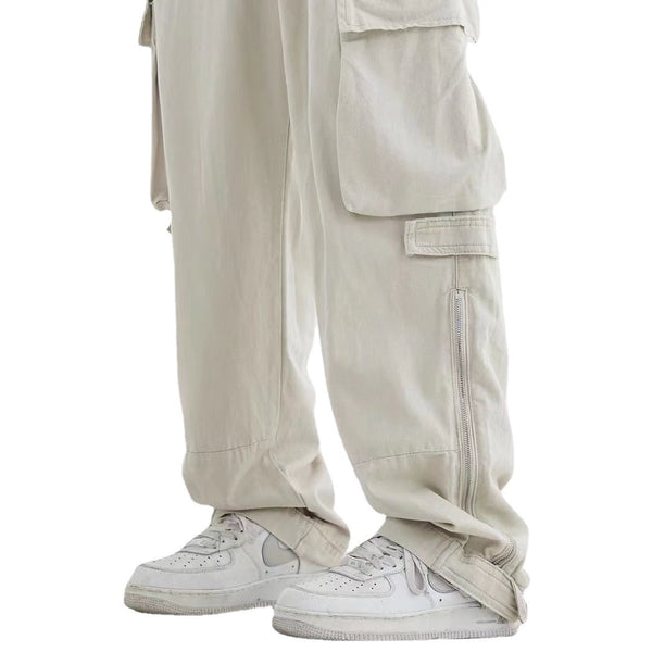 Baggy Hip Straight Cargo Pants NS603