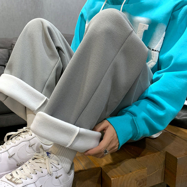 Loose Casual Cool Straight Drawstring Pants NS734