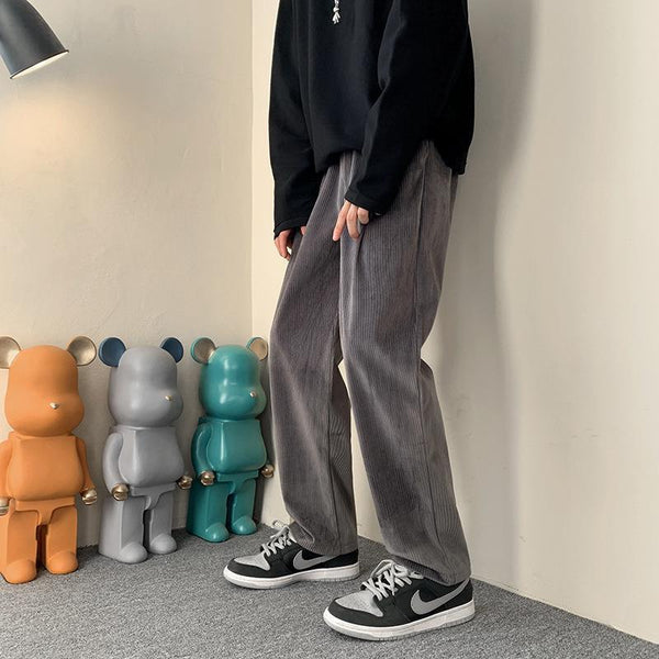 Wide Leg Corduroy Loose Pants NS361