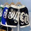 Baggy Basketball Grafiti Lettering Shorts NS726