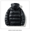 Black Gloss Down Duck Winter Jacket/Parka NS423