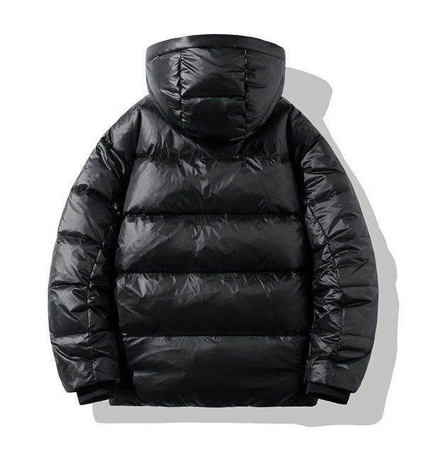 Black Gloss Down Duck Winter Jacket/Parka NS423