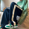 Light Corduroy Casual Straight Striped Sweatpants NS884