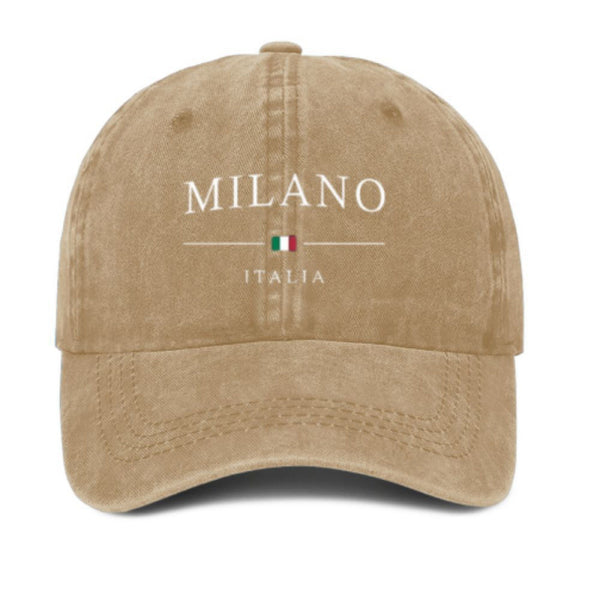 "MILANO" Graphic Washed Cap NS816