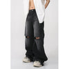 Baggy Distressed Ripped Denim Jeans NS610
