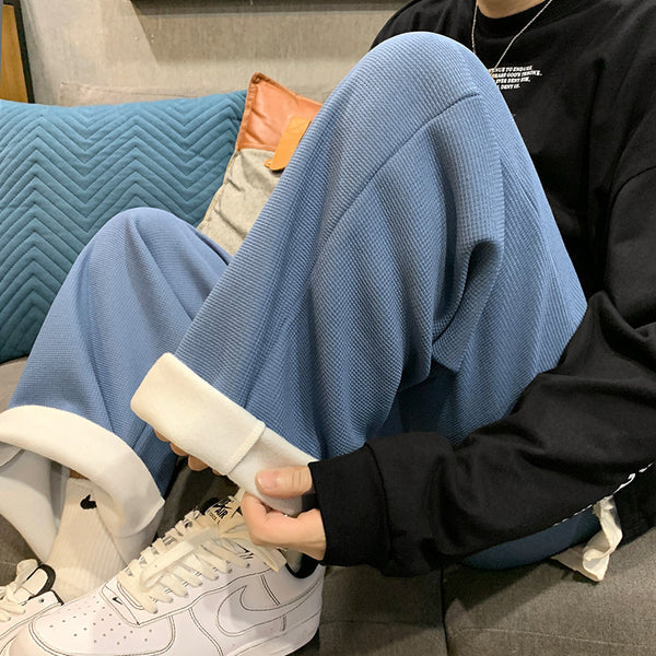 Loose Casual Cool Straight Drawstring Pants NS734